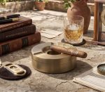 pure-brass-round-ashtray-antique-