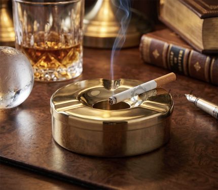 pure-brass-round-ashtray-glossy-