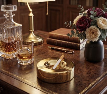 pure-brass-round-ashtray-glossy-
