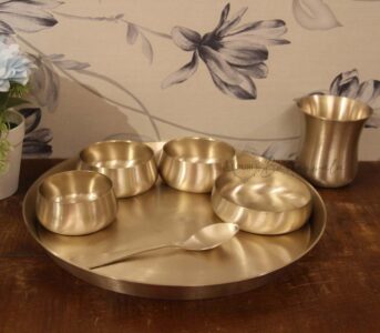 Kansa/Bronze Thali Set
