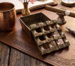 pure-brass-9-grid-windproof-ashtray-antique