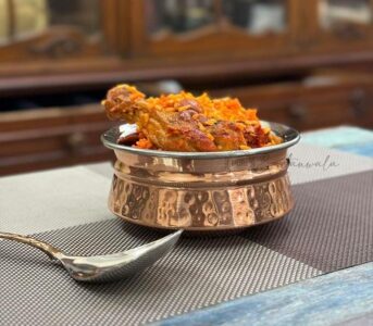 Copper/Stainless Steel Double Wall Biryani/Gravy Handi/Lagan