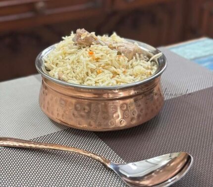 CopperStainless Steel Double Wall BiryaniGravy HandiLagan
