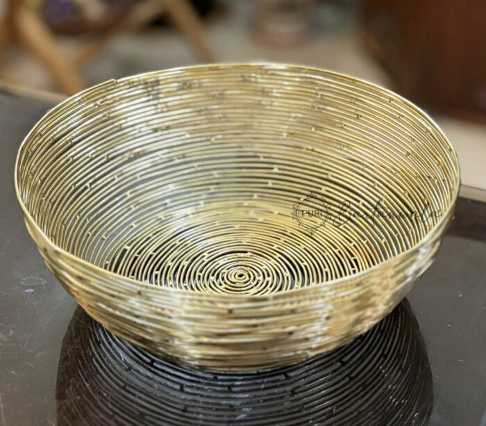 Stainless Steel Spiral Fruit & Bread Basket