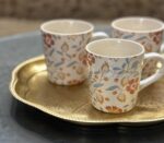 Brass Flower Tray - Arabic Design