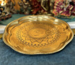 Brass (Pital) Pooja Thali – Engraved with Om Design