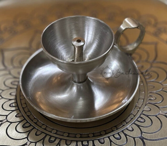 Pure Brass Diya Jyot with Handle