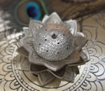 Pure Brass (Pital) Incense Holder – Lotus Flower Design