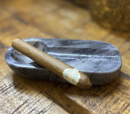 Marble Cigar Ashtray Single Notch-Grey