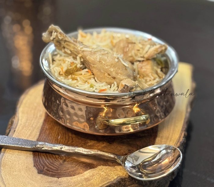Copper/Stainless Steel Double Wall Biryani/Gravy Handi/Lagan