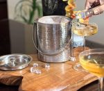 Prima Handmade Ice Bucket 1500ml – Stainless Steel with Tong