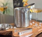 Prima Handmade Ice Bucket 1500ml – Stainless Steel with Tong