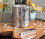 Prima Handmade Ice Bucket 1500ml – Stainless Steel with Tong