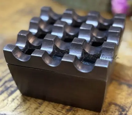 Aluminium 9-Grid Ashtray – Royal Copper Finish