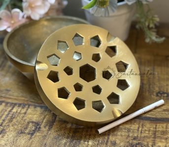 Brass Windproof Cigar Ashtray – Diamond Aluminium