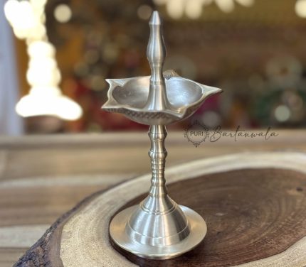 Panchmukhi Brass Mini Diya – Oil Lamp for Pooja & Havan
