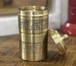 Elephant Marathon Brass South Indian Coffee Filter with Dabara Set