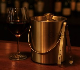 Gold Brushed Stainless Steel Ice Bucket – 1500 ml