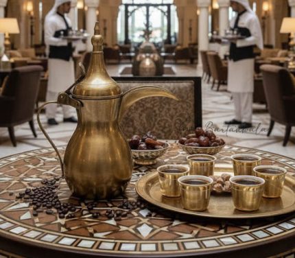 Najran Brass Arabic Coffee Pot (Dallah) – 500 ml Matt Finish