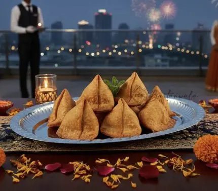 Beyzi Stainless Steel Oval Snack Tray – Glossy Finish