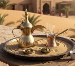 Najran Brass Arabic Coffee Pot (Dallah) – 500 ml Matt Finish