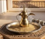 Najran Brass Arabic Coffee Pot (Dallah) – 500 ml Matt Finish