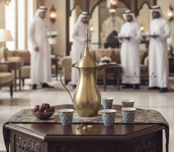 Najran Brass Arabic Coffee Pot (Dallah) – 1000 ml Matt Finish