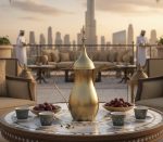 Najran Brass Arabic Coffee Pot (Dallah) – 1000 ml Matt Finish