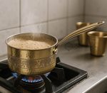 Brass Elephant Tea Pan | 1.2 L Chai Patila by PURI Bartanwala