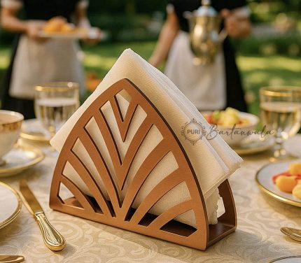 Stainless Steel Napkin Holder Rose Gold