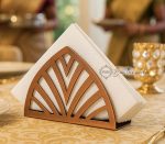 Stainless Steel Napkin Holder Rose Gold