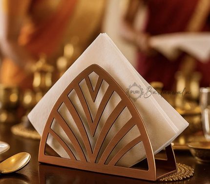 Stainless Steel Napkin Holder Rose Gold
