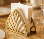 Sleek and durable, the Dreams Stainless Steel Napkin Holder in Gold Matt Finish adds a modern touch to any home.