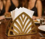 Sleek and durable, the Dreams Stainless Steel Napkin Holder in Gold Matt Finish adds a modern touch to any home.