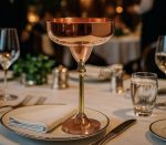 Copper Brass Margarita Glass 250 ml Set of 2