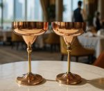 Copper Brass Margarita Glass 250 ml Set of 2