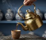 Hammered Brass Chai Kettle – Bombay Cutting Style