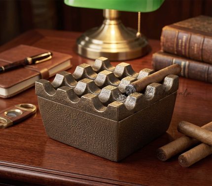 brass-antique-finish-aluminium-ashtray