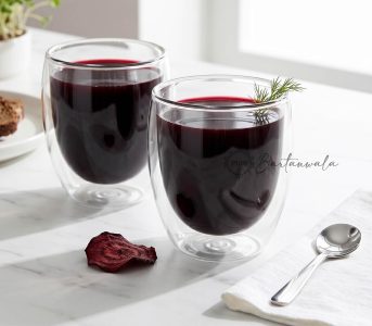 Double Wall Borosilicate Glass Tea & Coffee Cup Set of 2