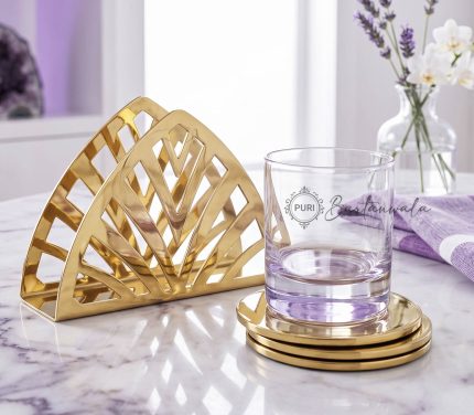Stainless Steel Napkin Holder Glossy Finish