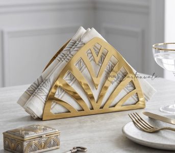 Stainless Steel Napkin Holder Glossy Finish