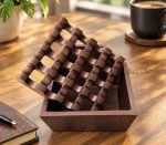 Aluminium_Cigar_Cigarette_Ashtray_16_Grids_Holes_Antique_Copper_Finish