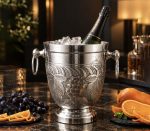 Grapes Valley Aluminium Champagne Wine Bucket