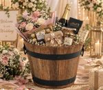 Cowboys Wooden Bucket Multi Use – Rustic Decorative Bucket